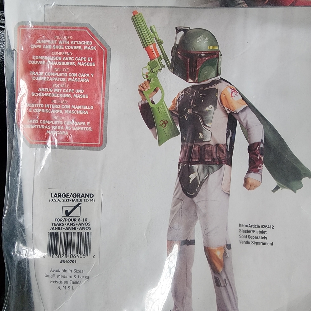 Star Wars Boba Fett Green and Gray Outfit